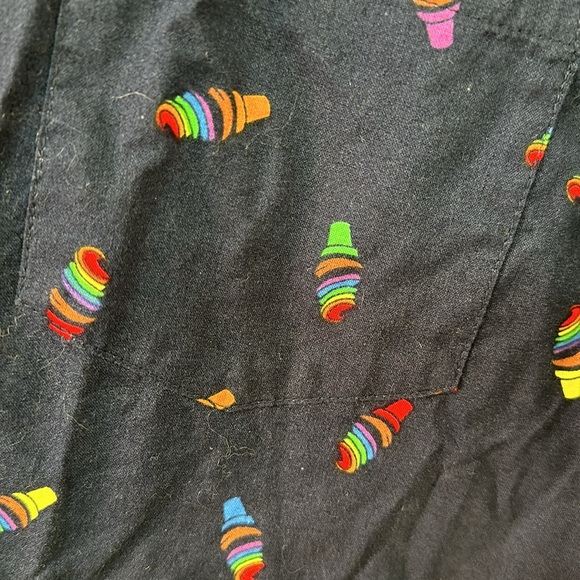 Target LGBTQ 🏳️🌈 ice cream button up - Picture 2 of 4